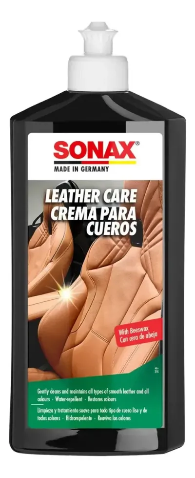 CREMA HIDRATANTE PARA CUERO SONAX LEATHER CARE