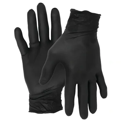 GUANTES DE NITRILO DESCARTABLES TALLA M 3.5G 100 PCS