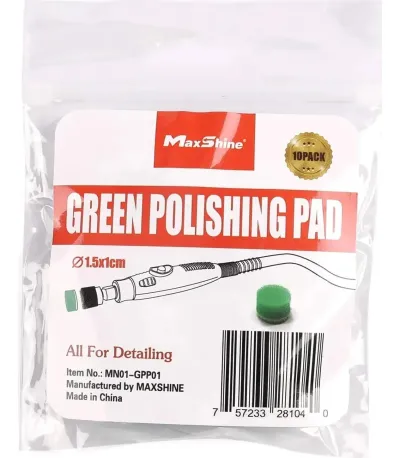 MINI PAD NANO DE ESPUMA MAXSHINE VERDE CORTE