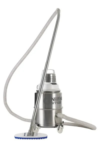 ASPIRADORA INDUSTRIAL ESPECIALIZADA SALAS BLANCAS NILFISK IVT1000CR 12.5L 1200W