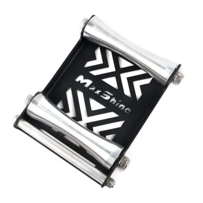 SOPORTE CON RODILLO PARA RUEDA DE MOTOCICLETA MAXSHINE 20 X 16.85 X 4.55 CM