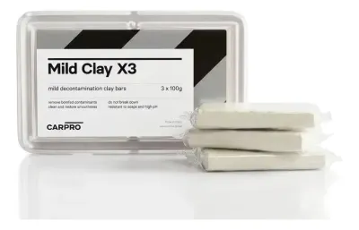 BARRA DESCONTAMINANTE DE DUREZA MEDIA CARPRO MILD CLAY 3 PCS