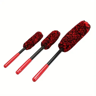 SET DE CEPILLOS DE LANA GENTILES PARA RUEDAS MIYAVISHINE 3 PCS