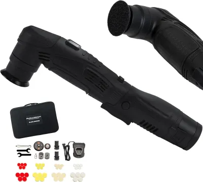 PULIDORA MINI INALAMBRICA DE DOBLE ACCION MAXSHINE M0312 V2 BLACK EDITION