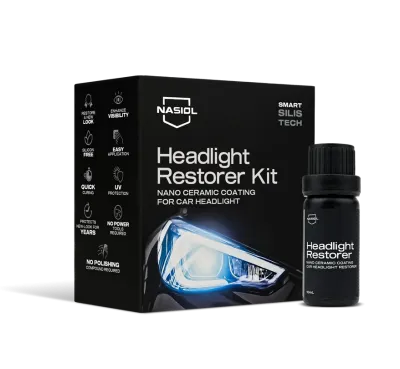 KIT RESTAURADOR DE FAROS NASIOL HEADLIGHT RESTORER KIT