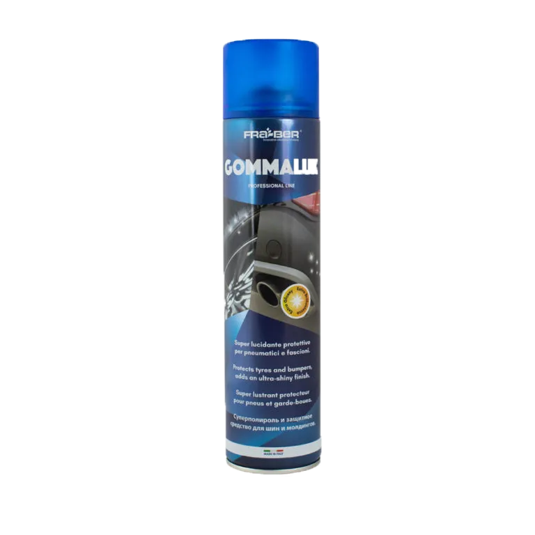 ABRILLANTADOR DE NEUMÁTICOS PARA AUTOS FRABER GOMMALUX AEROSOL 250ML