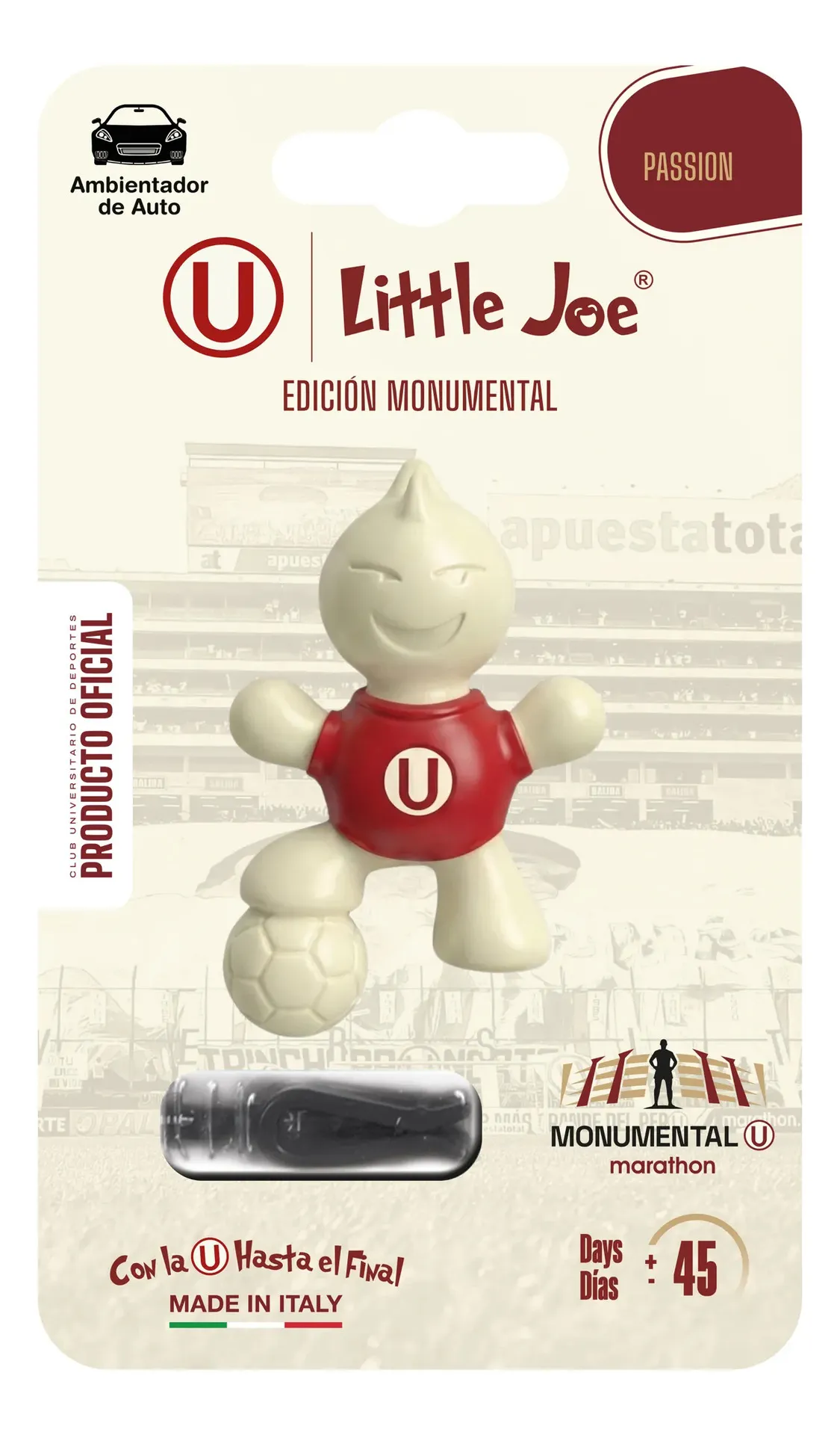 AMBIENTADOR PARA AUTO LITTLE JOE EDICION ESPECIAL FUTBOL