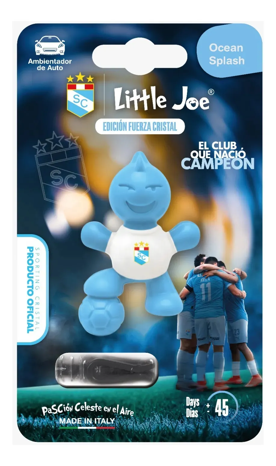 AMBIENTADOR PARA AUTO LITTLE JOE EDICION ESPECIAL FUTBOL