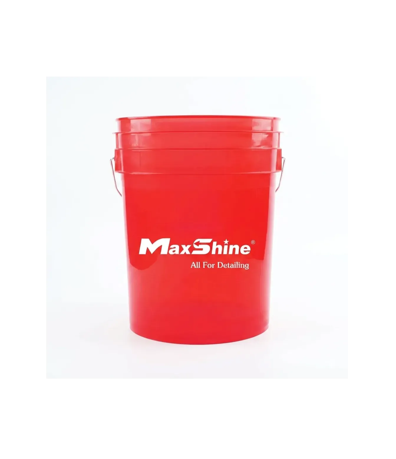 BALDE DETAILING TRANSPARENTE ROJO MAXSHINE 20L