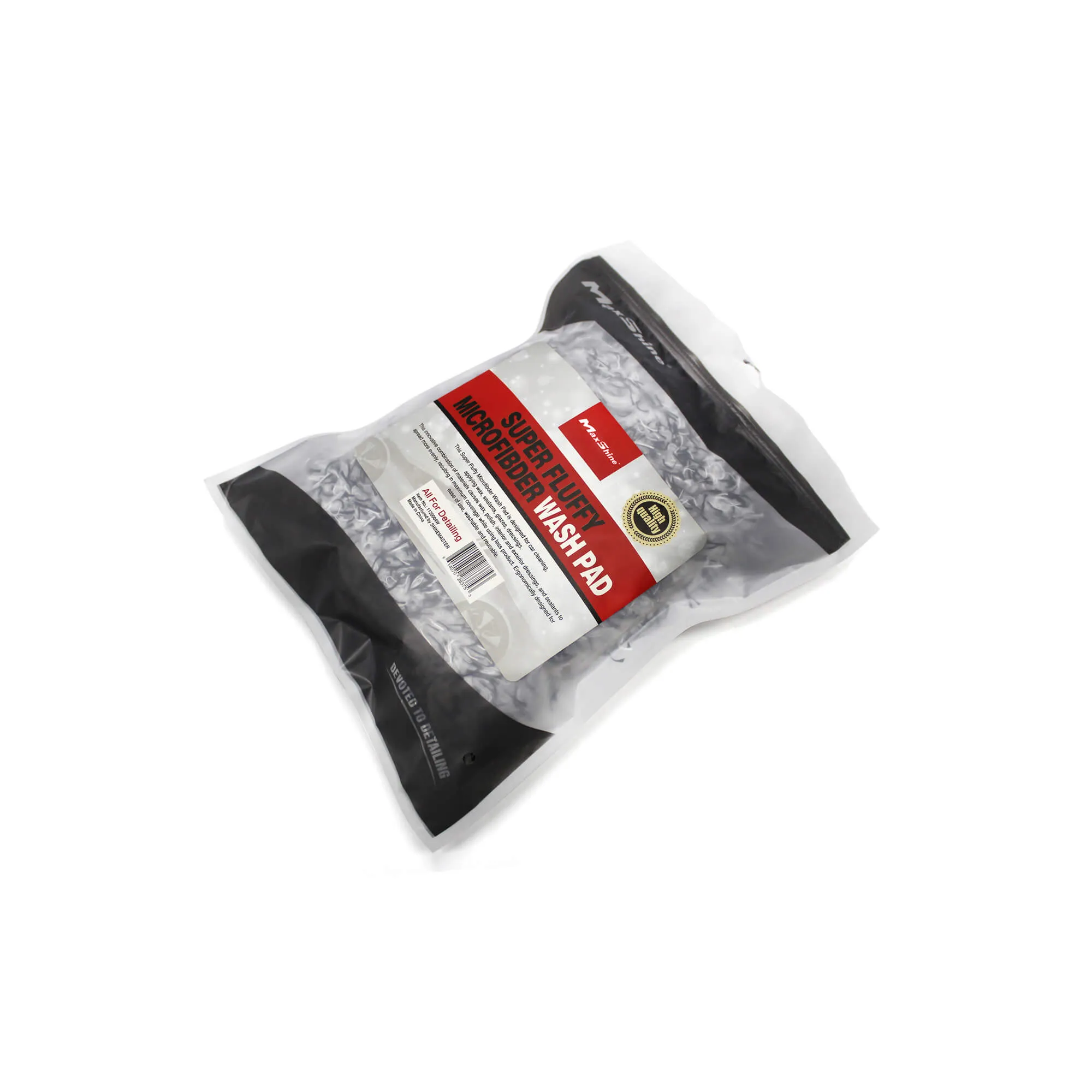 BLOQUE DE LAVADO DE MICROFIBRA MIXTA MAXSHINE BLANCO Y NEGRO 20 X 16 X 4 CM