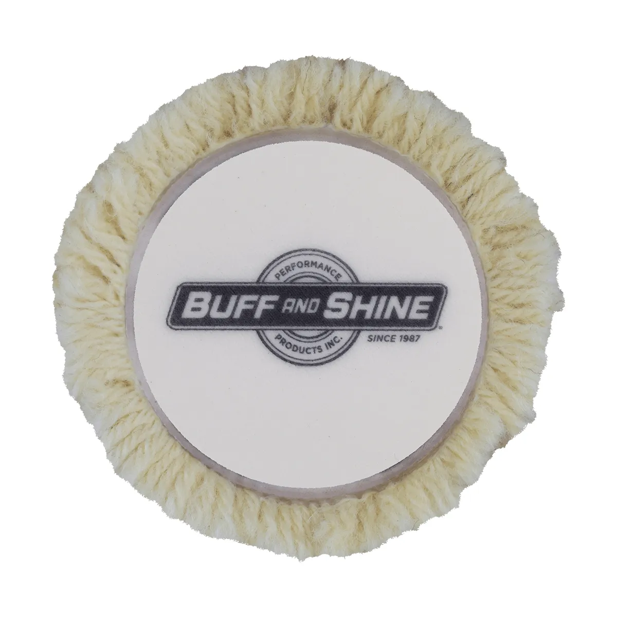 BOINA DE LANA NATURAL BUFF AND SHINE CON VELCRO