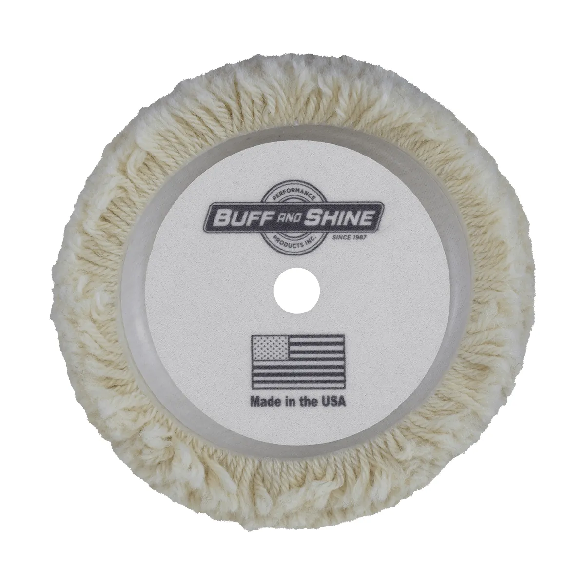 BOINA DE LANA NATURAL BUFF AND SHINE CON VELCRO