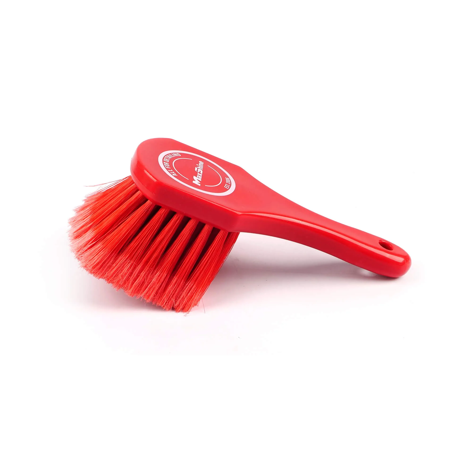 CEPILLO PARA RUEDAS Y EXTERIORES SUAVE DE CERDA ROJA MAXSHINE