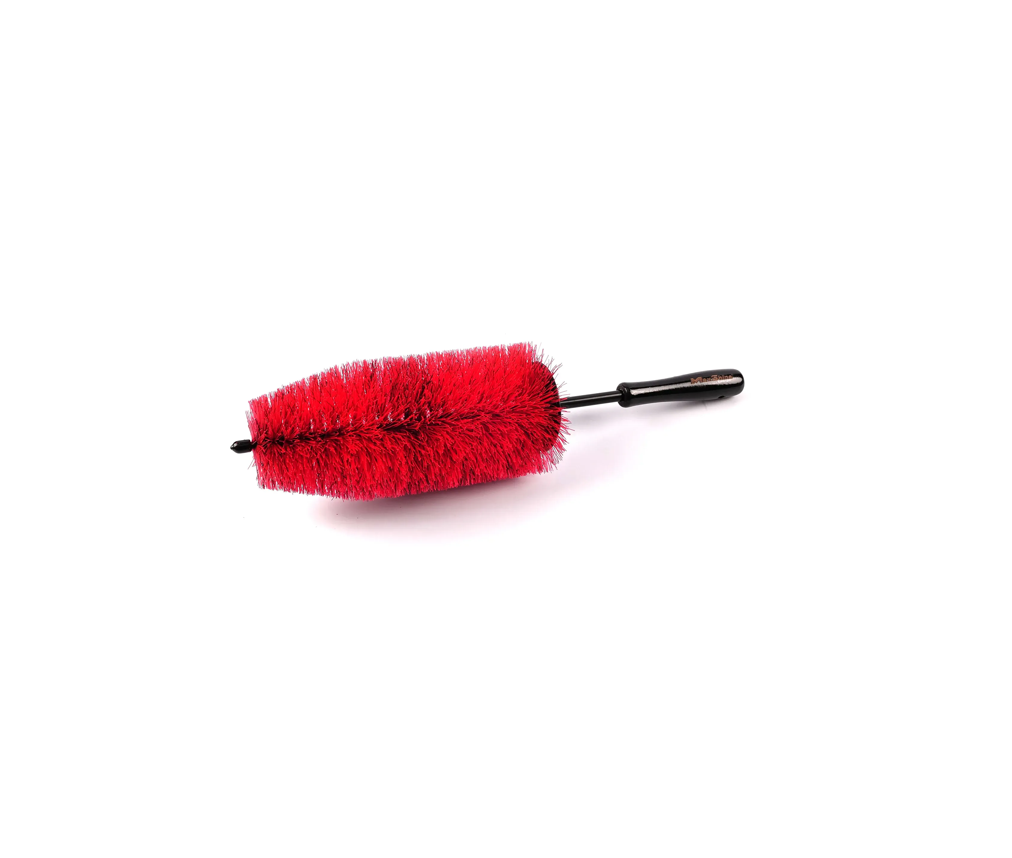 CEPILLO PREMIUM ROJO PARA RUEDAS MANGO MEDIANO MAXSHINE