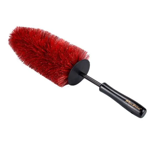 CEPILLO PREMIUM PARA RUEDAS MAXSHINE ROJO
