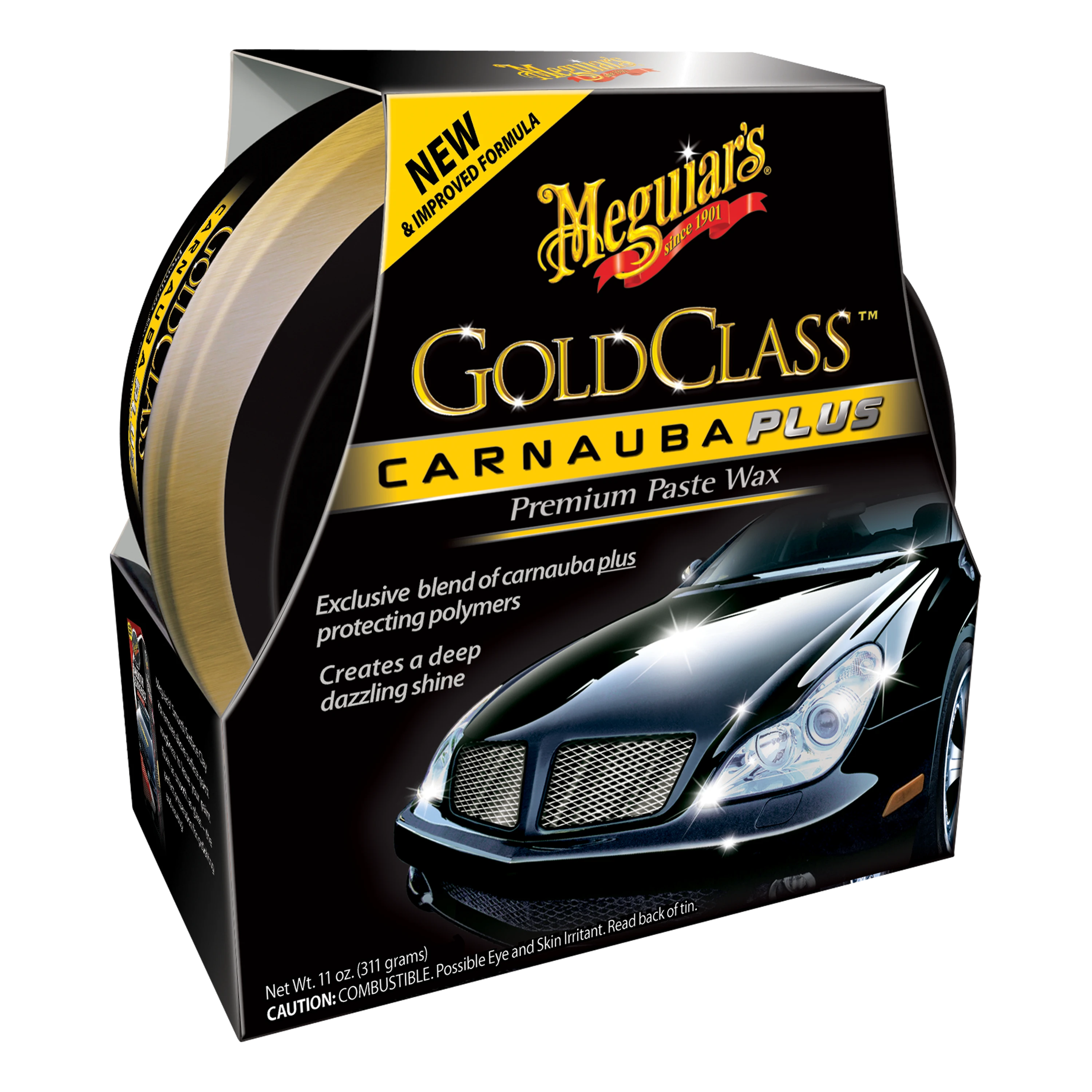 CERA EN CREMA MEGUIAR'S GOLD CLASS CARNAUBA PLUS PREMIUM 311GR