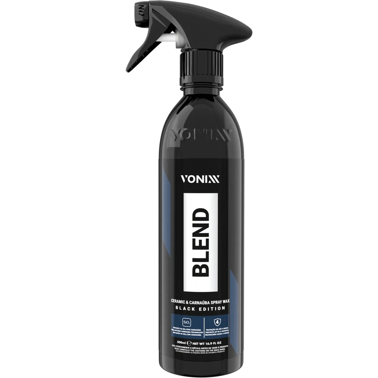 CERA HÍBRIDA OSCURA VONIXX BLEND CLEANER WAX BLACK EDITION 500ML
