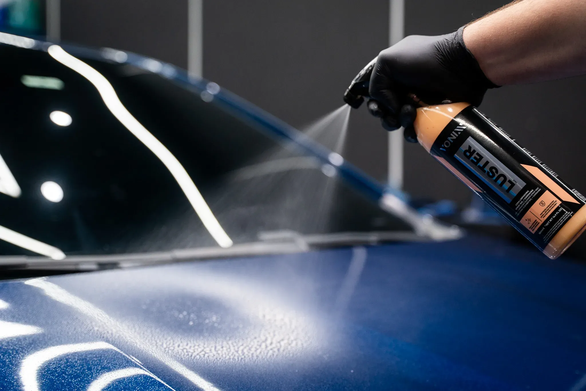 CERA LIMPIADORA EN SPRAY CON SIO2 Y CARNAUBA VONIXX LUSTER