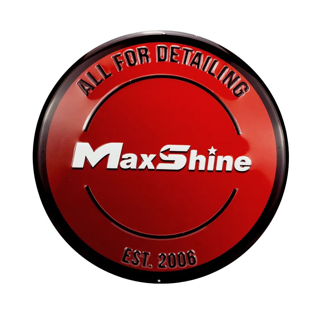 EMBLEMA CIRCULAR DE METAL LED PARA GARAGE MAXSHINE
