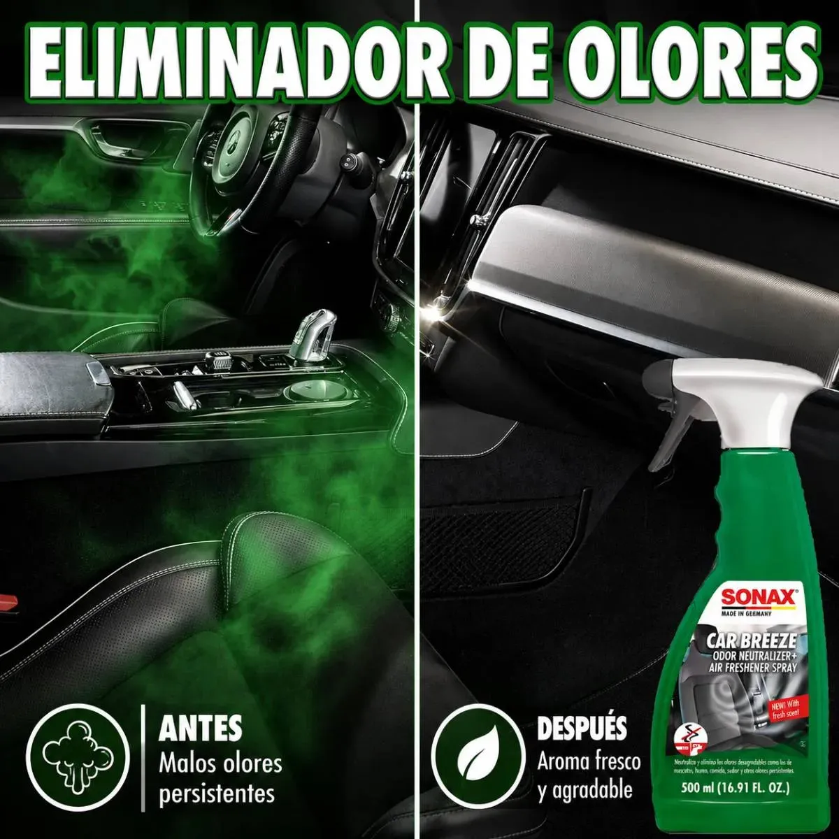 EXTERMINADOR DE OLORES SONAX CAR BREEZE
