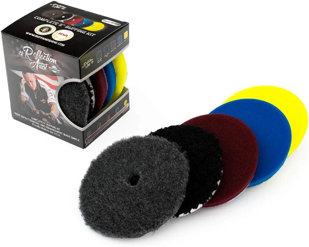 KIT DE PADS BUFF AND SHINE URO TEC 5"