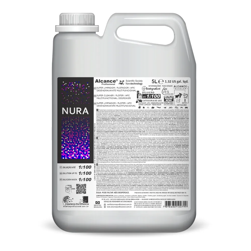 LIMPIADOR BIODEGRADABLE ALCANCE NURA