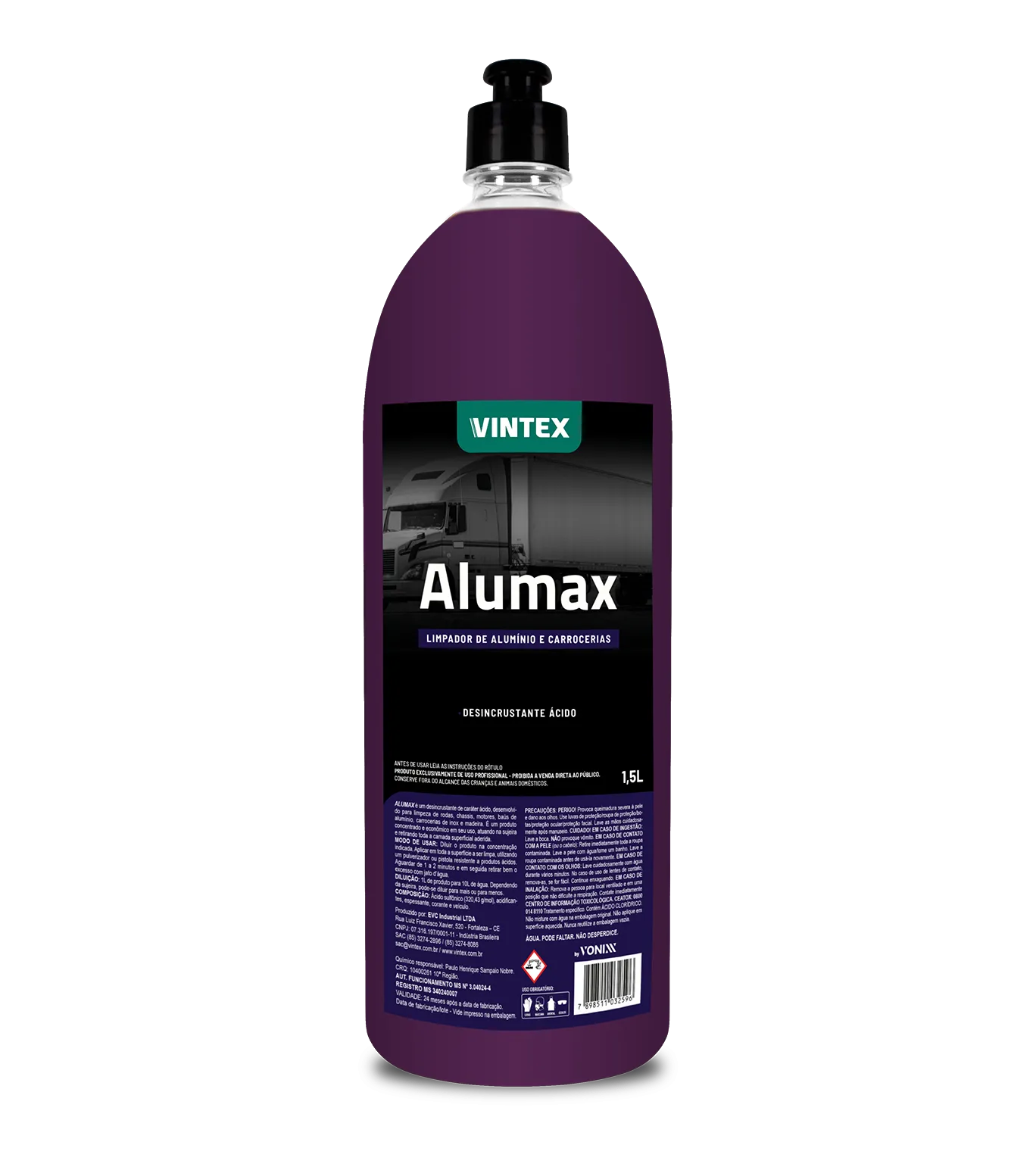 LIMPIADOR ÁCIDO DESINCRUSTANTE VINTEX ALUMAX