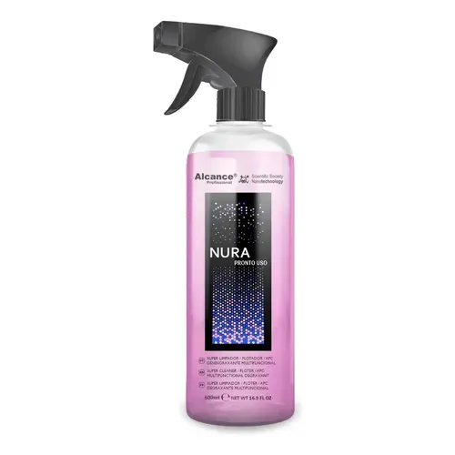 LIMPIADOR DE INTERIORES HIBRIDO ALCANCE NURA PRONTO USO 500 ML