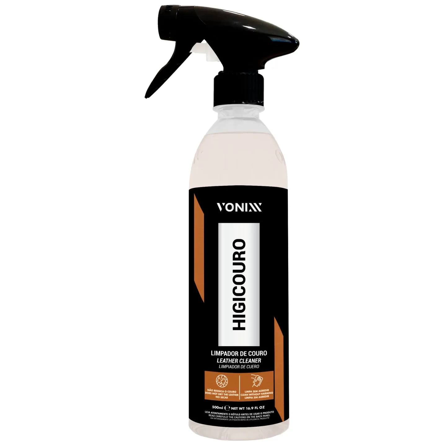 LIMPIADOR ESPECIALIZADO DE CUERO VONIXX HIGICOURO 500ML