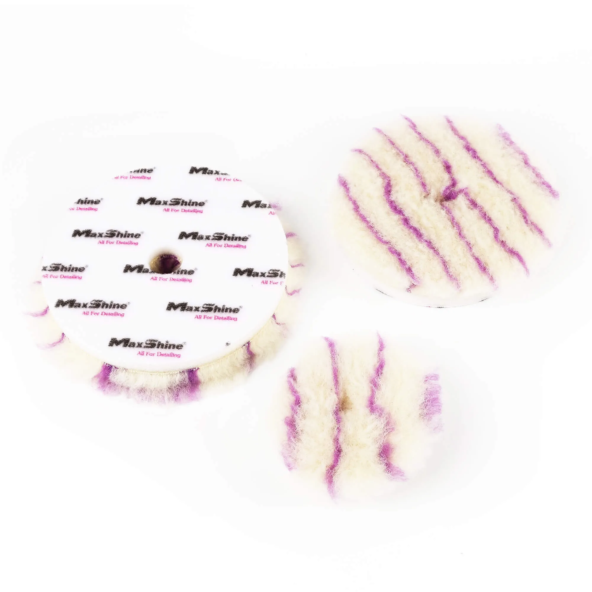 PAD PREMIUM DE LANA BLANCA Y MORADA CON EVA MAXSHINE