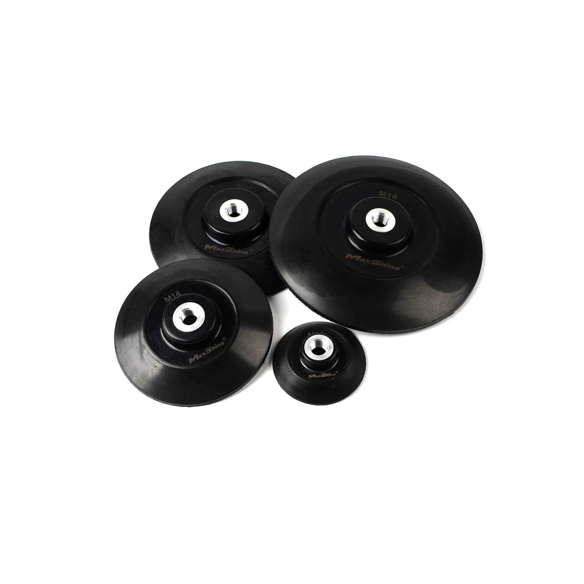 PLATO ROTATIVO PLANO VELCRO MAXSHINE EDICIÓN NEGRA