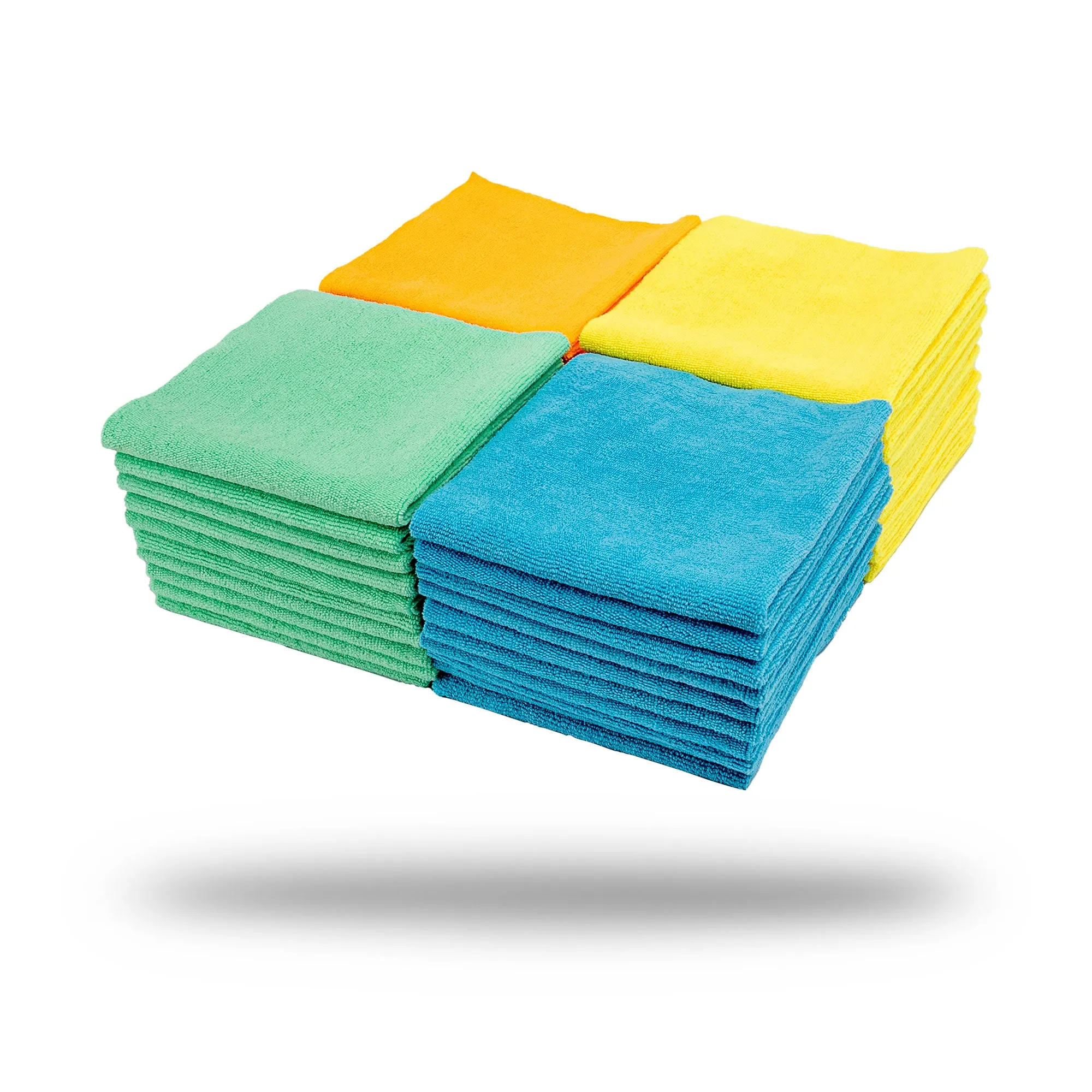 SET TOALLAS MICROFIBRA SIN BORDE MULTIUSOS PREMIUM MAXSHINE 40 PCS 40X40CM 400GSM