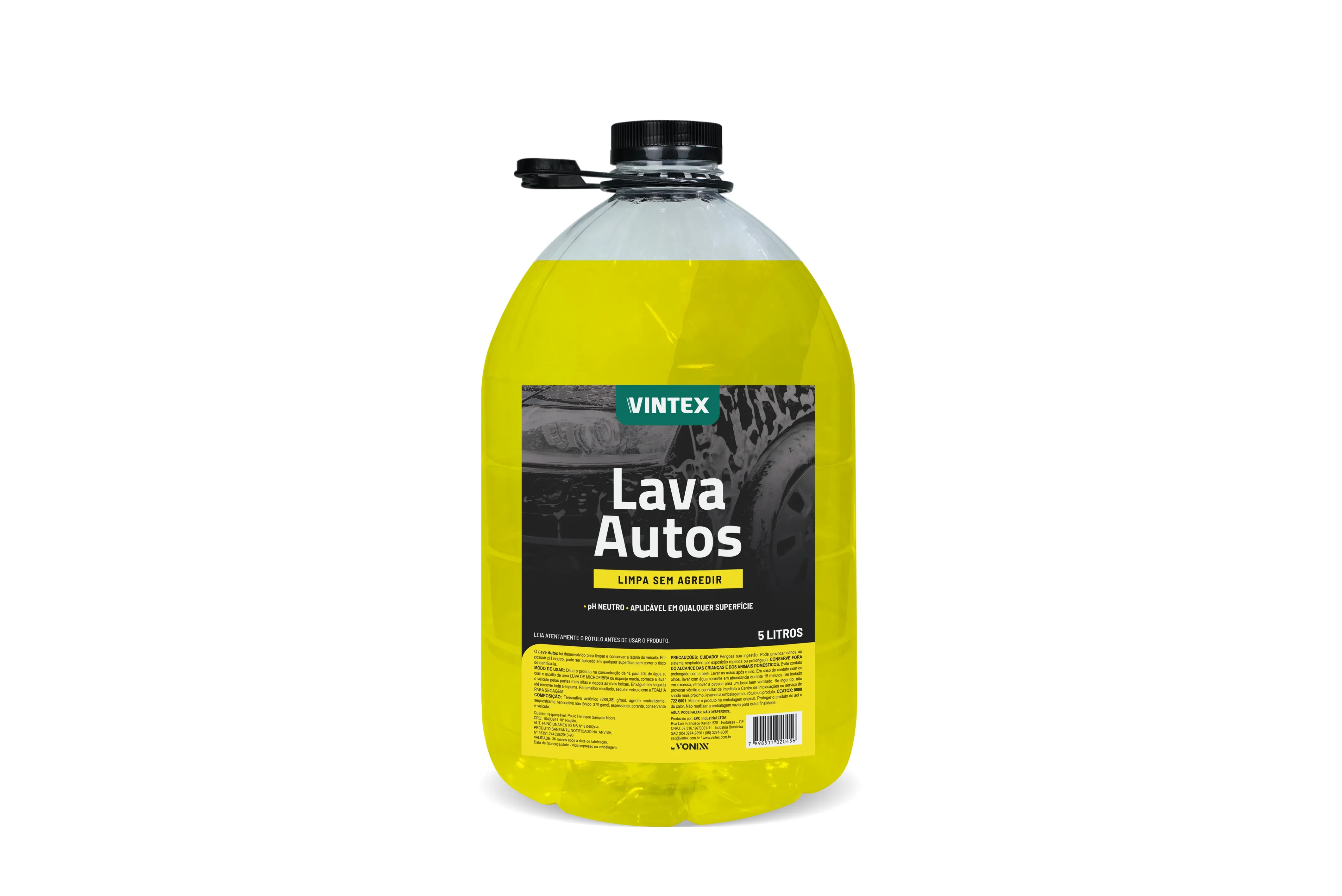 SHAMPOO AUTOMOTRIZ VINTEX LAVA AUTOS CONCENTRADO