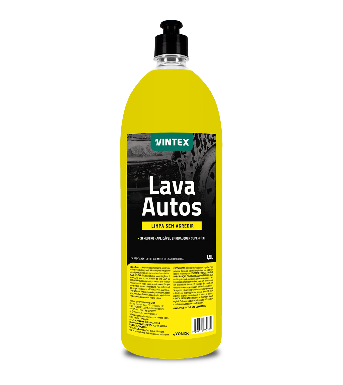 SHAMPOO CONCENTRADO VINTEX LAVA AUTOS