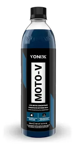 SHAMPOO PARA MOTOS MULTISUPERFICIE VONIXX MOTO-V 500ML