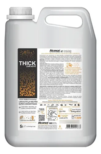 SHAMPOO PH NEUTRO ALCANCE THICK LAVA AUTO