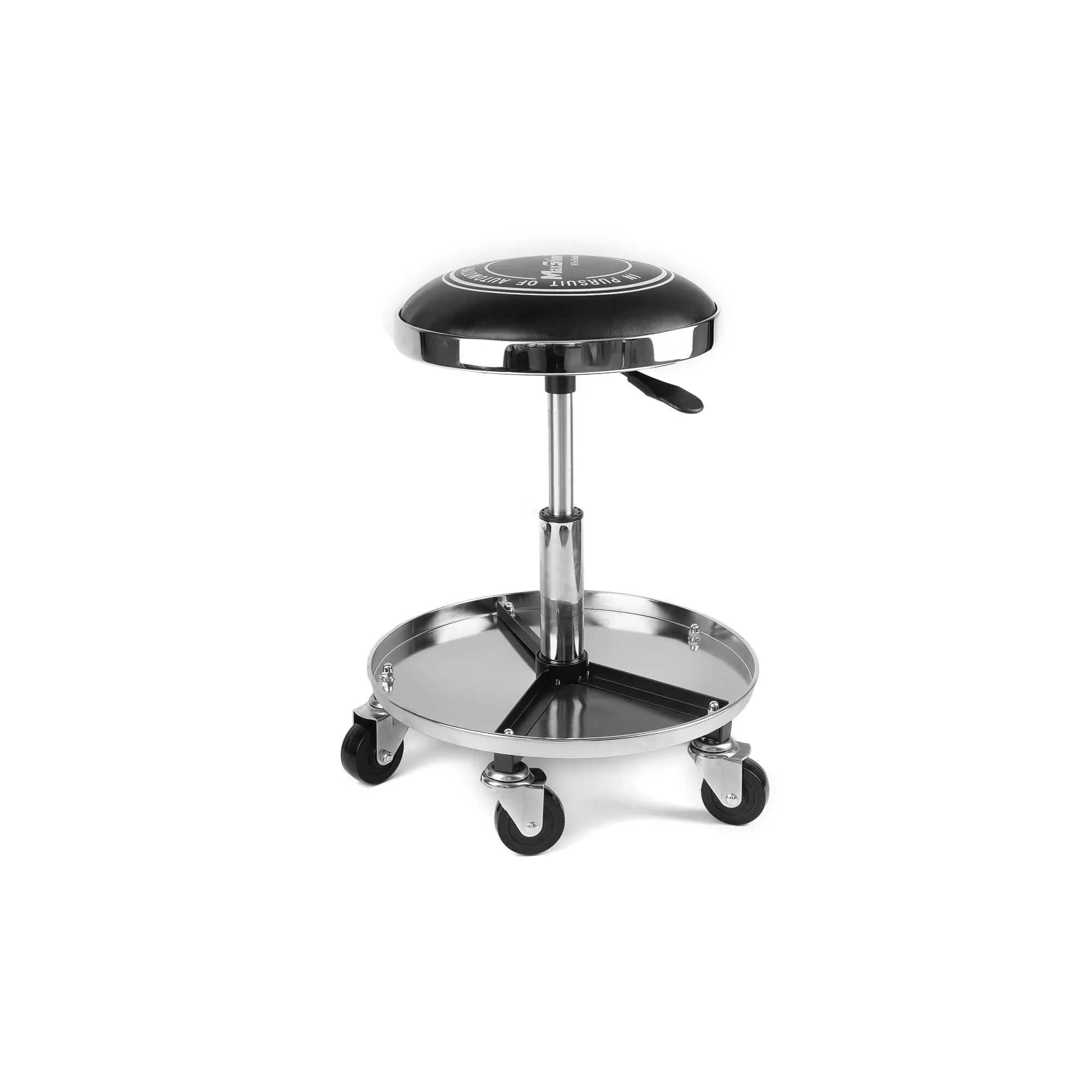 TABURETE PARA DETAILING AJUSTABLE CON BANDEJA PARA HERRAMIENTAS MAXSHINE